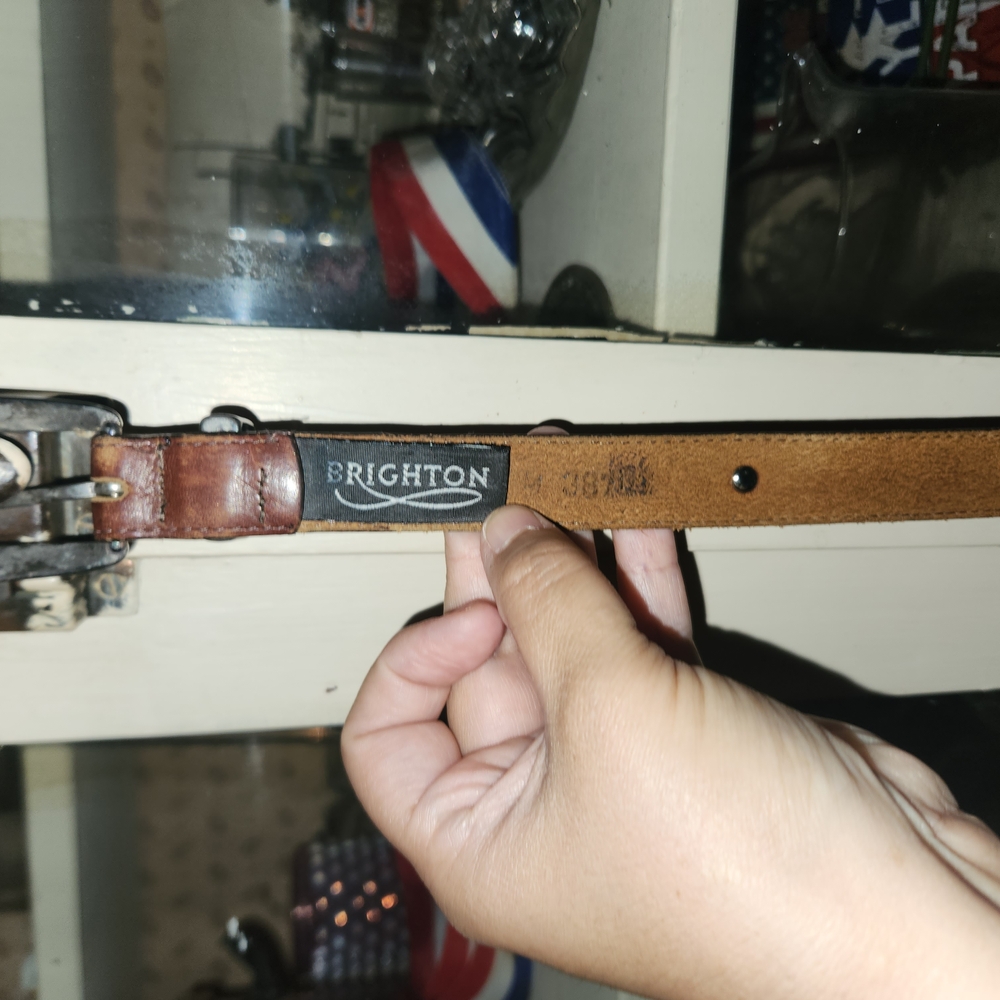 Brighton Leather Studded Belt - Picture 4 of 7
